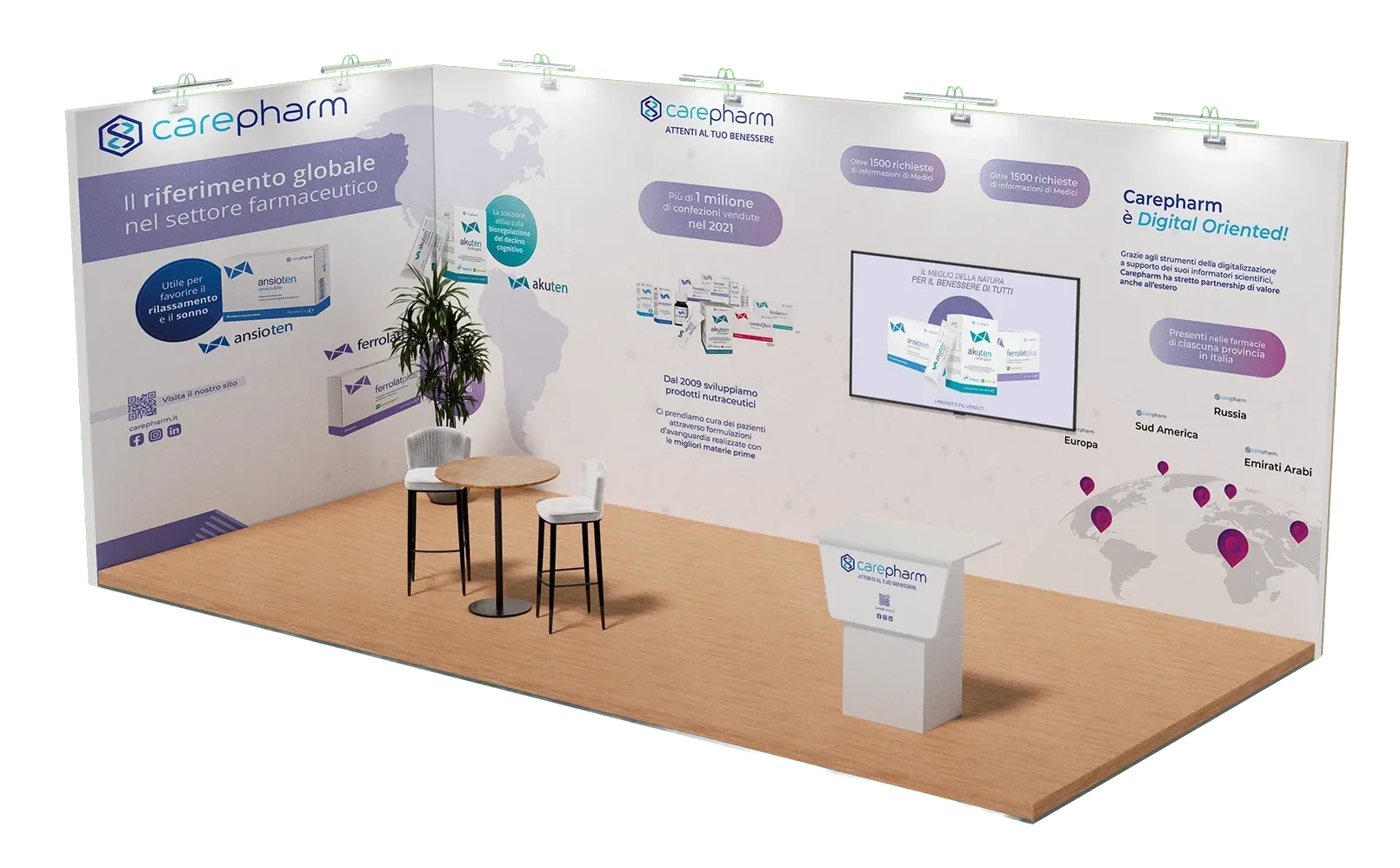 stand carepahrm pharmexpo
